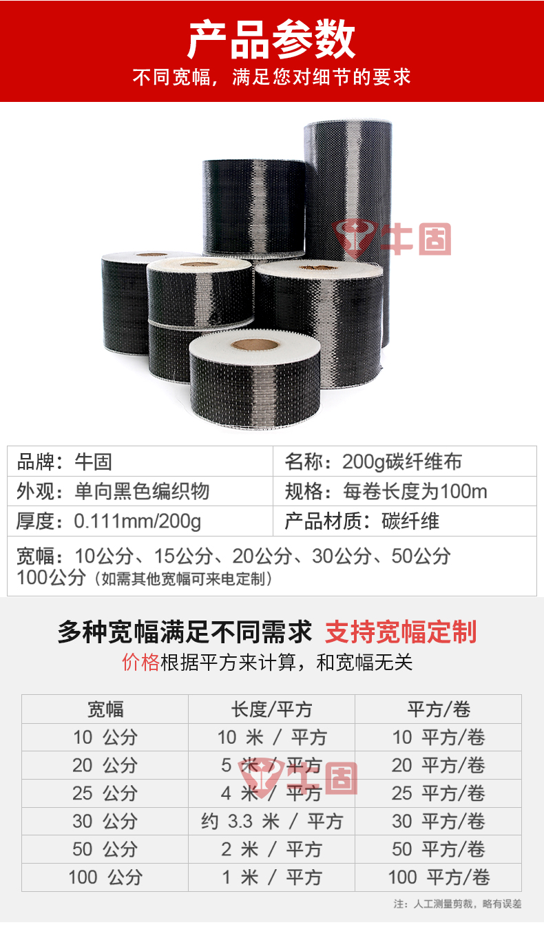 玄武巖纖維布的參數